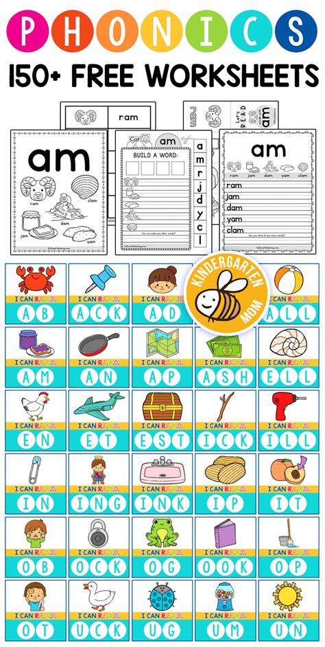 Phonics Worksheets Kindergarten Mom Kindergarten Phonics - Kindergarten Phonics