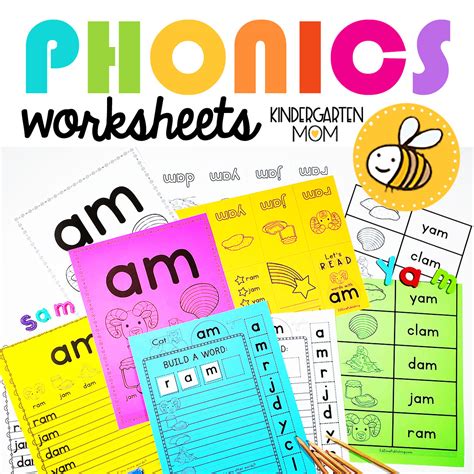 Phonics Worksheets Kindergarten Mom Phonics Kindergarten - Phonics Kindergarten