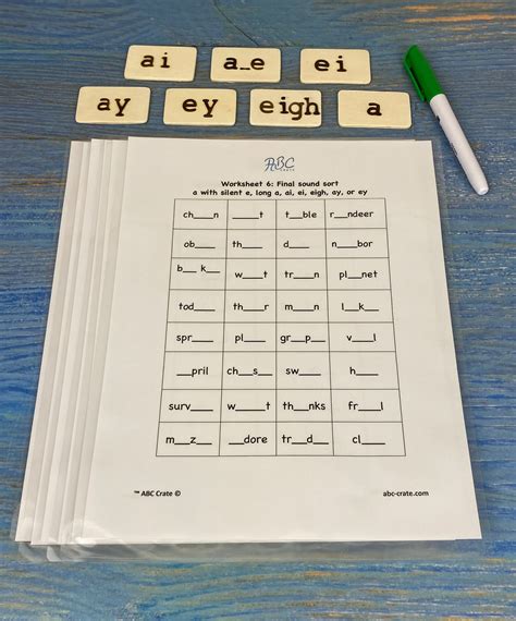 Phonograms Kit 1 A Sounds A Ae Ey Kindergarten Phonograms - Kindergarten Phonograms