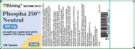 Phospha 250 Neutral