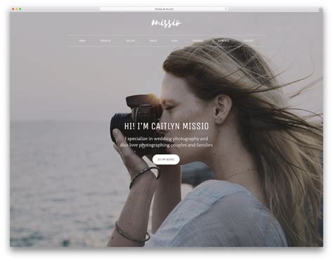 Photographers Website Templates