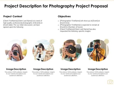 photography project presentation