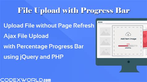 php file upload script with progress bar