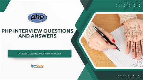 Php Interview Questions And Answers Shwetank Education