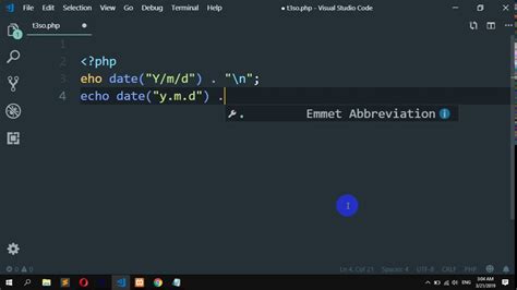 php show current time