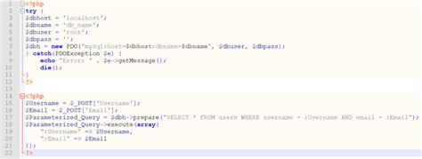 Php Sql Query Parameters