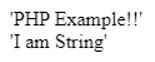 php var_export