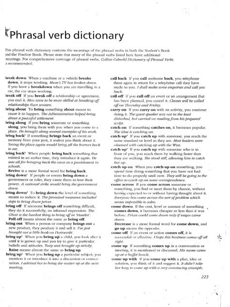 phrasal verb dictionary jar file