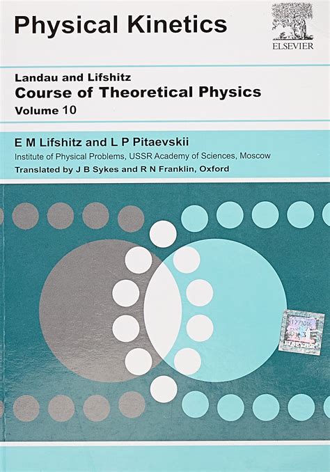 Physical Kinetics Volume 10 Course Of Theoretical Physics S