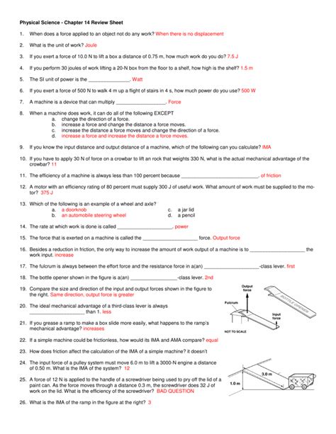 Physical Science Chapter Review Forces And Motion