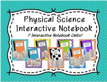 Physical Science Digital Interactive Notebook Bundle Kristi Physical Science Interactive Science Answers - Physical Science Interactive Science Answers