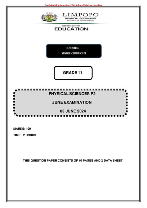 physical science june paper 1 2014