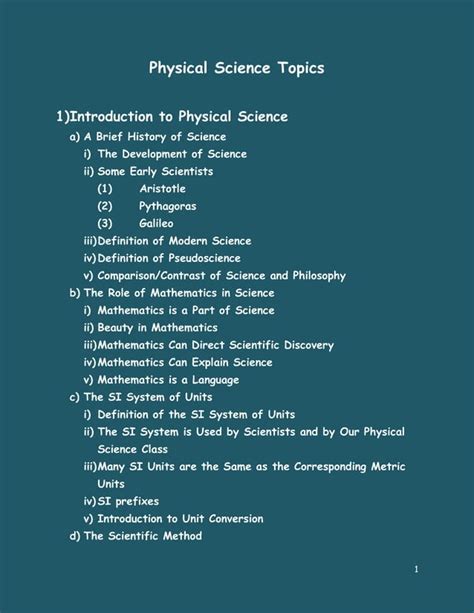 Physical Science Research Topics   11476 Pdfs Review Articles In Physical Sciences Researchgate - Physical Science Research Topics