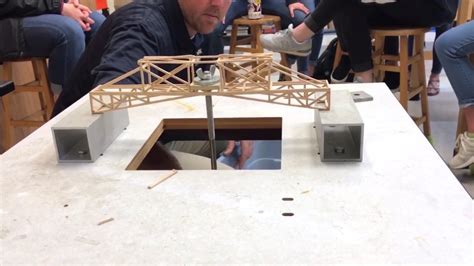 Physical Science Students Create Bridges Science Bridge - Science Bridge