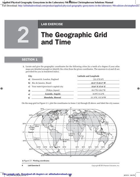 Read Online Physical Geography Lab Manual 9Th Edition Answers 