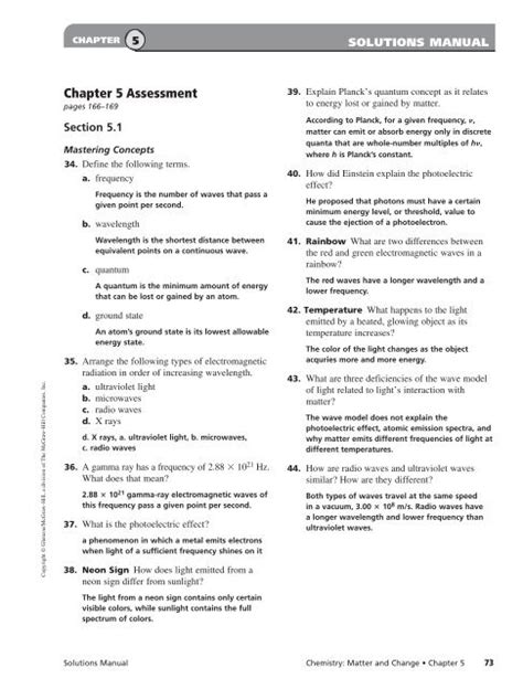 Full Download Physical Science Chapter 10 Section Assessment File Type Pdf 