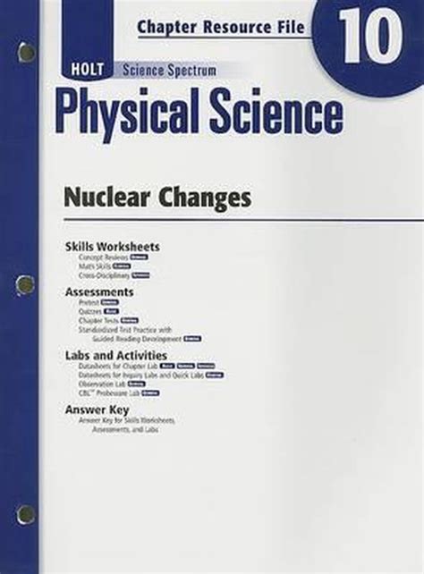 Read Online Physical Science Chapter 10 Test A 