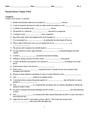 Read Physical Science Chapter 6 Practice Test 