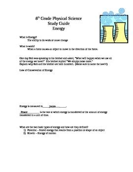 Read Online Physical Science Guided Study Energy Answer Key 