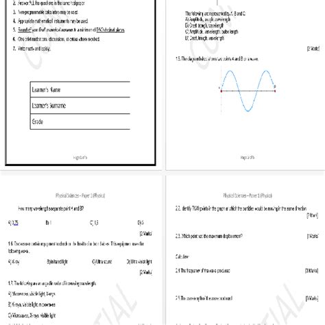 Read Physical Science Paper 1 2013 Memo 