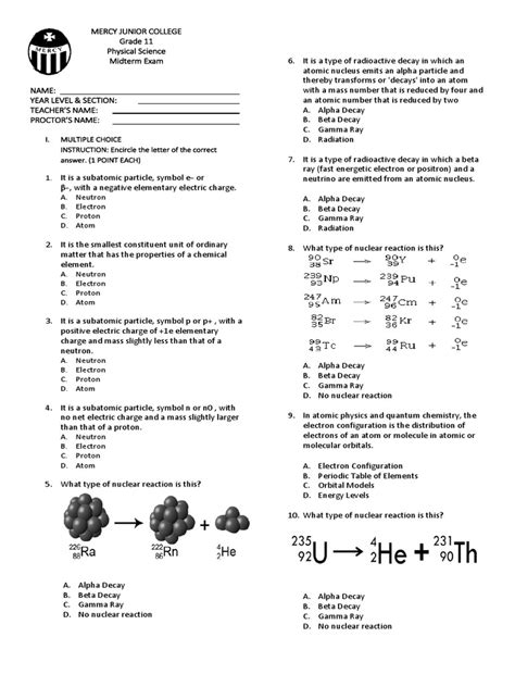 Read Physical Science Scope Grade 11 Paper 2 