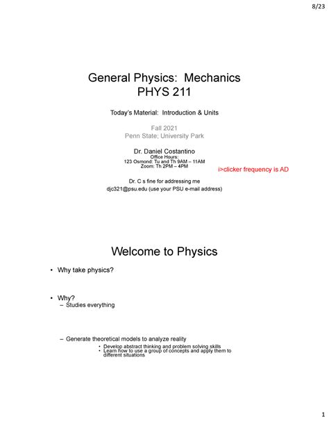 physics 211 gradebook