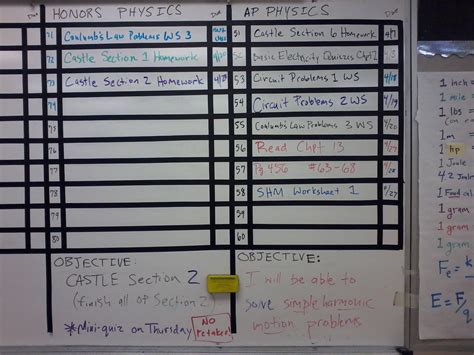 Physics Castle Section 3 Quiz
