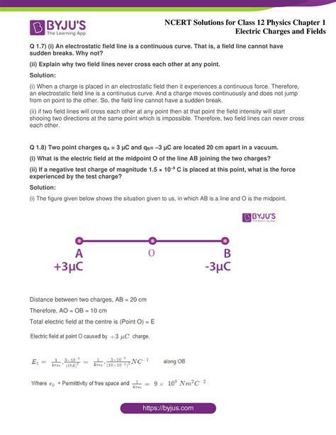Physics Class 12 Chapter 1 Notes In Hindi Pdf