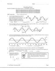 physics classroom wave basics answer key