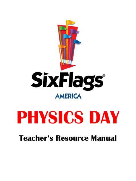 physics day teacher manual six flags