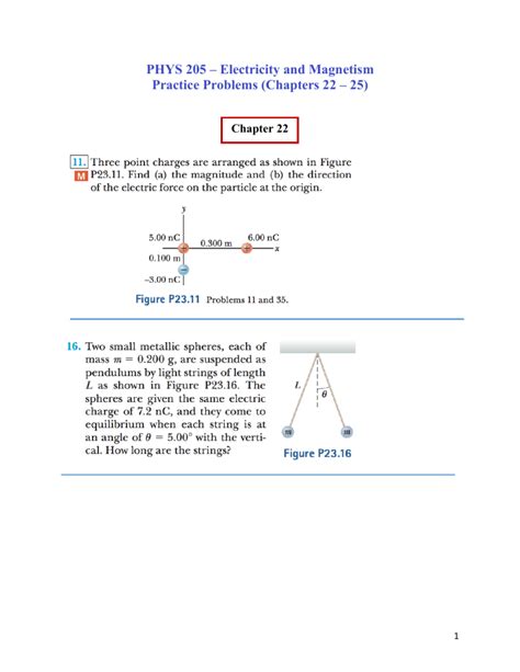 Physics Electricity And Magnetism Problems Solutions