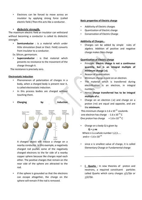 physics electrostatics grade 11 notes 2013
