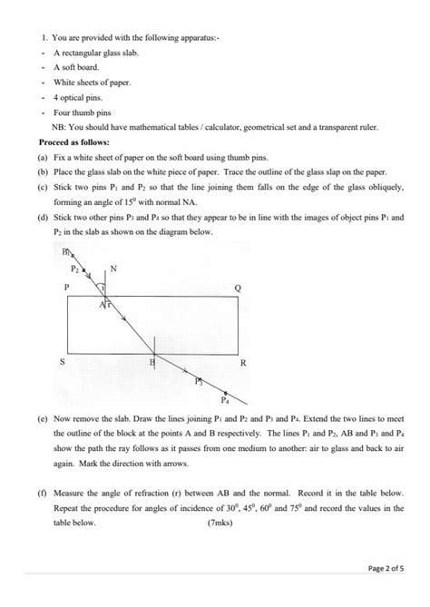 physics form 3 papers with answers