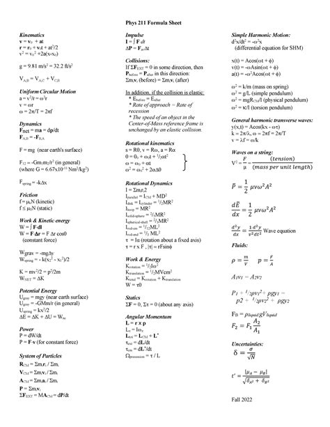 Physics Formula Java