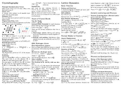 Physics Formulary Xs4all
