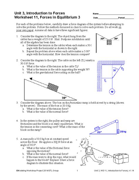 physics modeling workshop unit 3 test answers