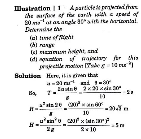 Physics Numerical Problems Class 11