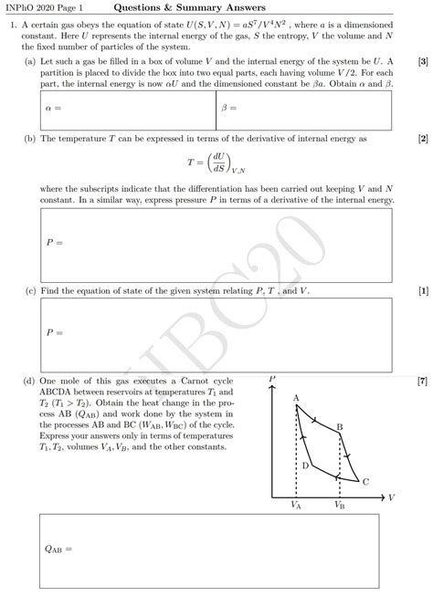Physics Olympiad Questions