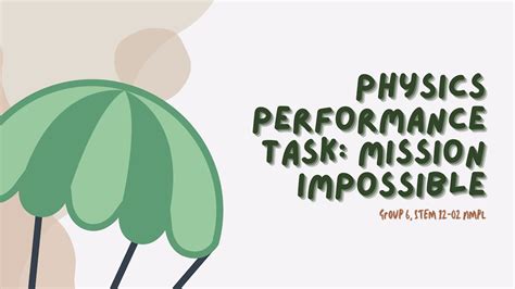 Physics Performance Tasks The Physics Of Learning Science Performance Task - Science Performance Task