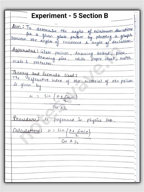 Physics Practical File
