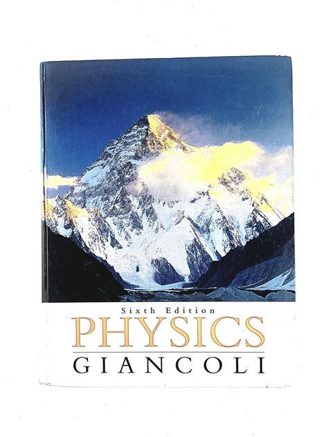 Physics Principles With Applications Sixth Edition