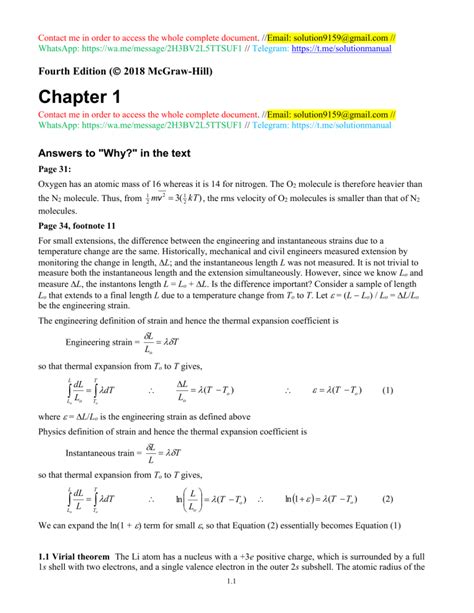 Physics Solution Manual Chapter 1