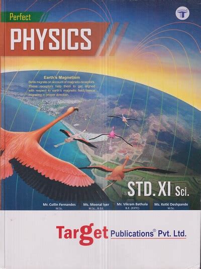 physics std 11th target publications
