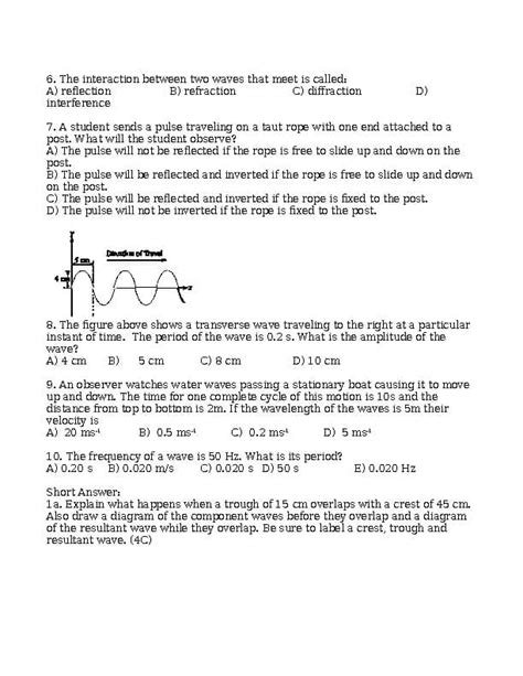 Physics Wave Longman Answers