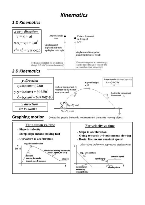 Download Physics 1 Study Guide 