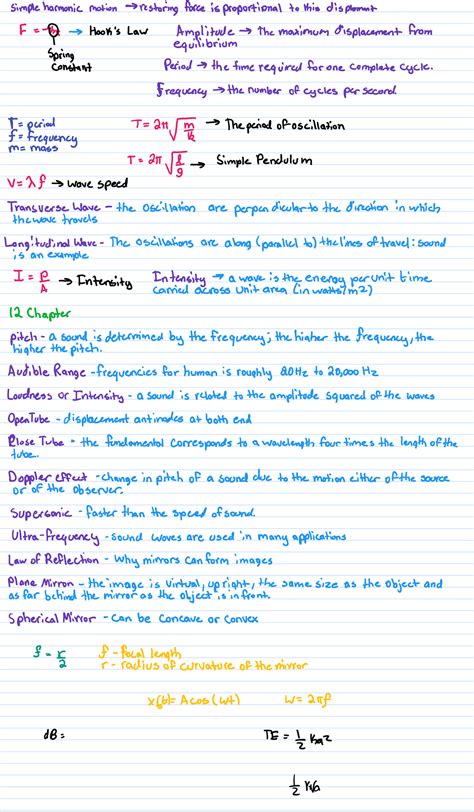 Full Download Physics 11 Midterm Study Guide 