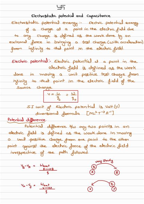 Full Download Physics 12 Chapter Electrostatic Notes 