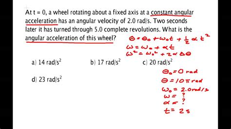 Read Online Physics 160 Angular Kinematics Practice Problems 