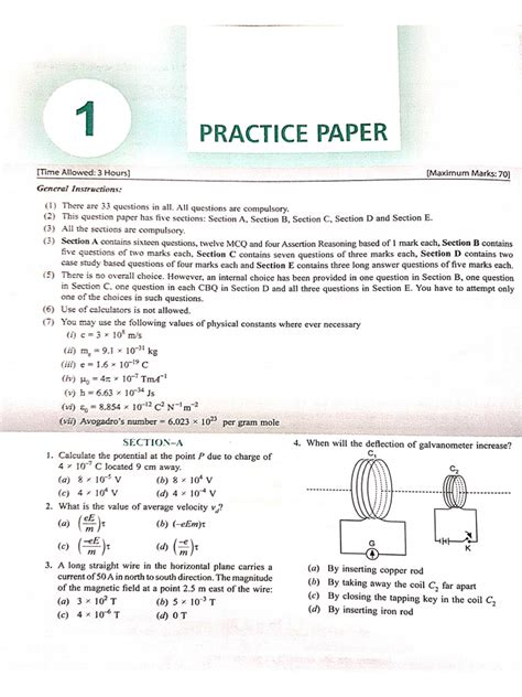 Read Physics Board Papers 