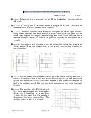 Download Physics Chapter 2 Review 